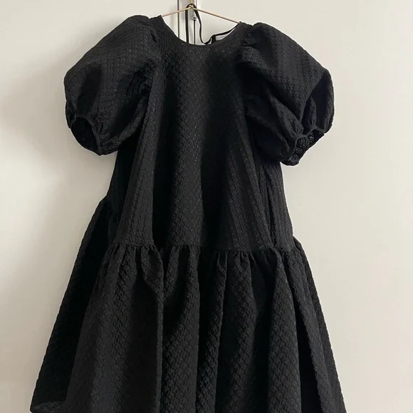 【極美品】Cecilie Bahnsen Alexa ワンピース UK6 CECILIE BAHNSEN|ALEXAボリュームドレス-ブラックをレンタルする